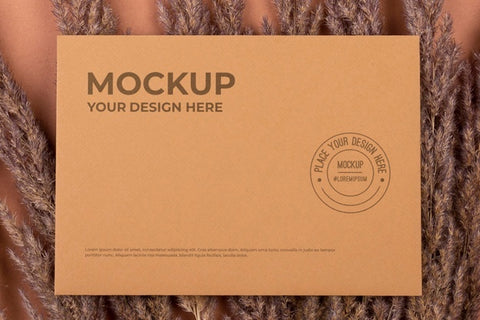 Free Monochromatic Envelope Mockup Design Psd