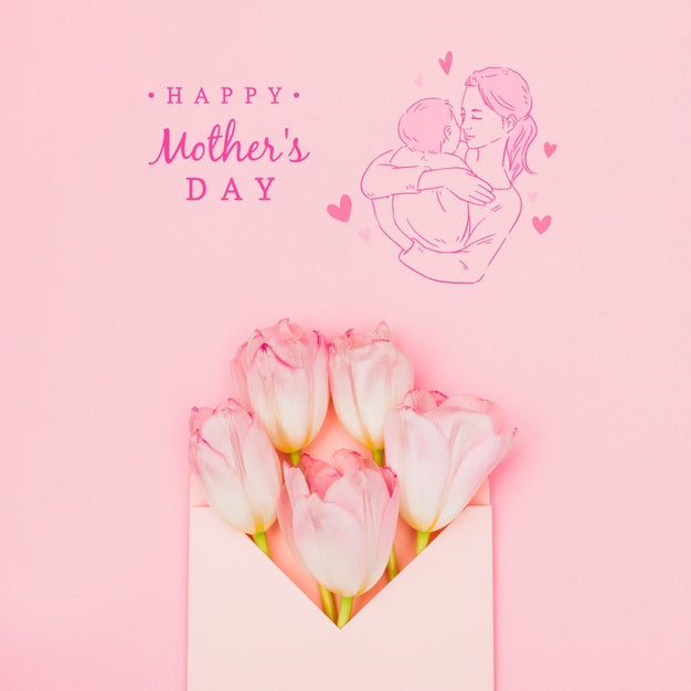 Free Mothers Day Mockup With Copyspace Psd