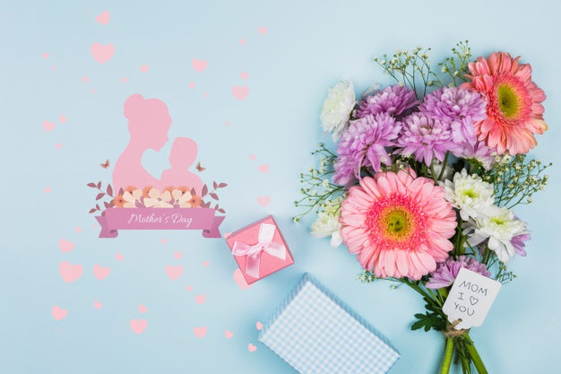 Free Mothers Day Mockup With Copyspace Psd