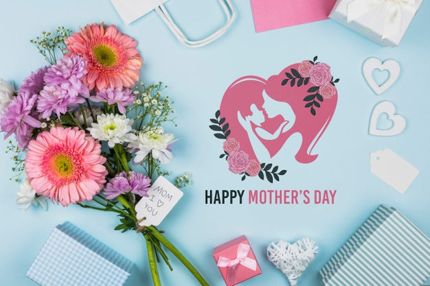 Free Mothers Day Mockup With Copyspace Psd