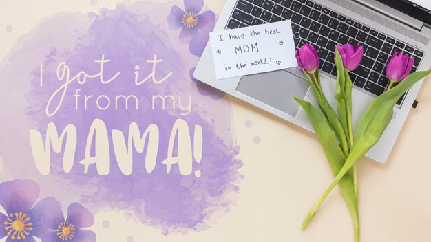 Free Mothers Day Mockup With Copyspace Psd