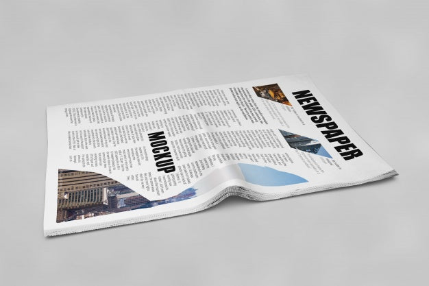 Free Newspaper Mockup Psd