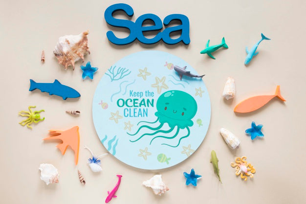 Free Ocean Day Variety Of Underwater Life Species Psd