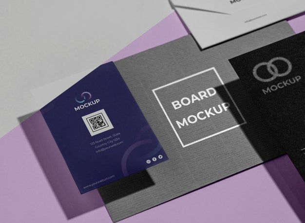 Free Office Stationery Mock-Up With Paper Psd