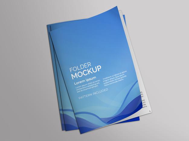 Free Pack Of Magazines For Business With Pattern Psd