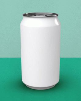 Free Packaging Can Mockup Psd