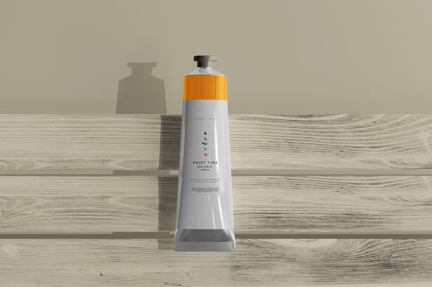 Free Paint Tube Mockups Psd