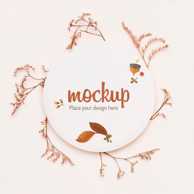 Free Plants Assortment Mock-Up Design Psd