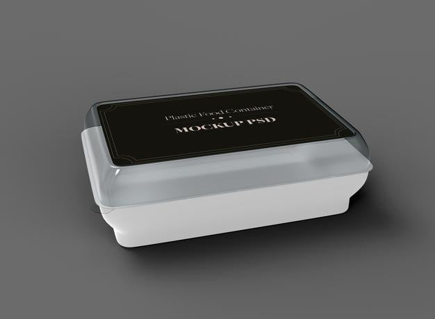 Free Plastic Food Container Mockup Psd