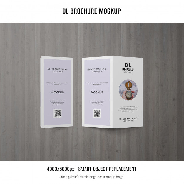 Free Portrait Dl Brochure Mockup Psd