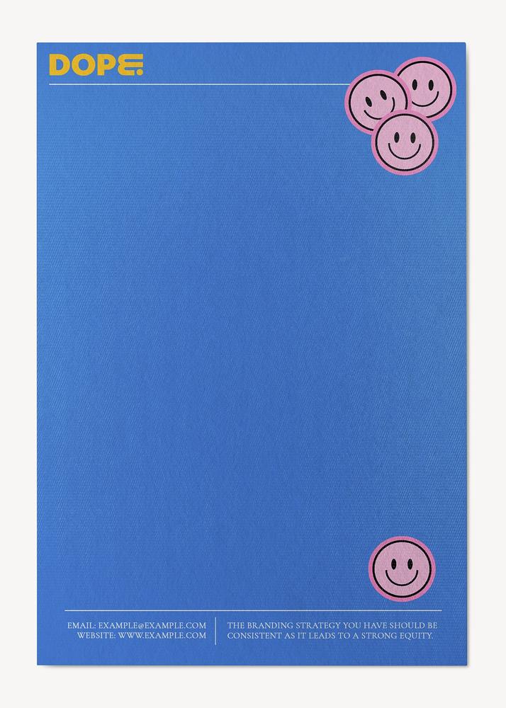 Free Poster Mockup, Business Letterhead Paper Psd