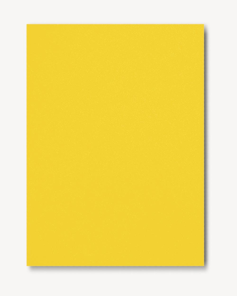 Free Poster Mockup, Realistic Yellow Paper Psd