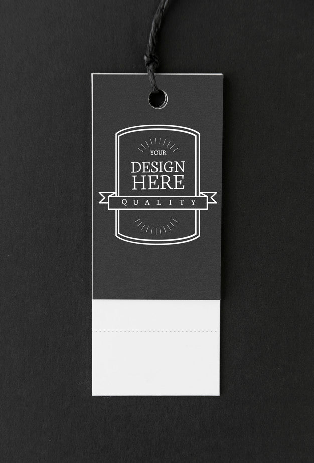Free Price Tag Mockup Psd