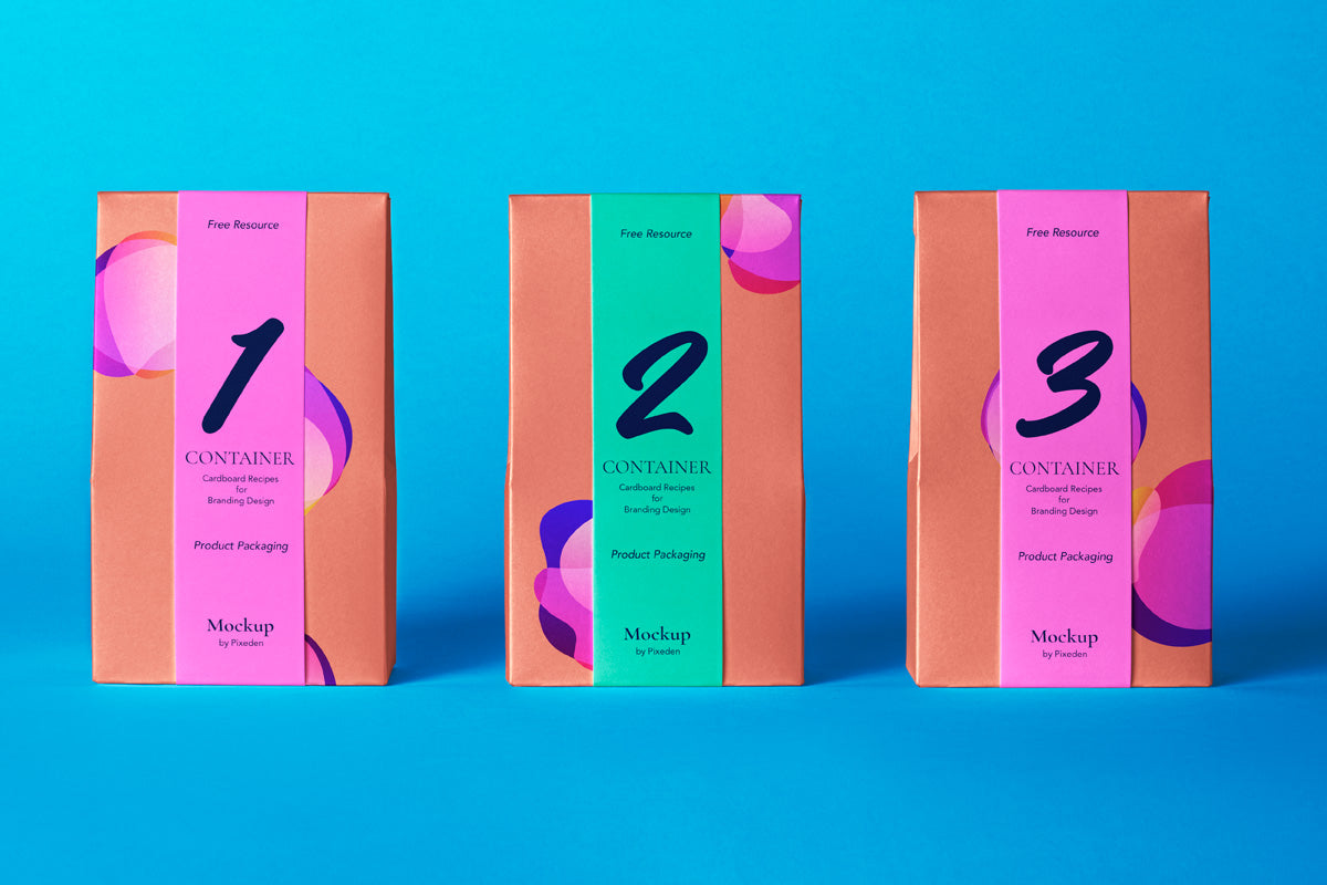 Free Product Pack Psd Packaging Mockup Scene