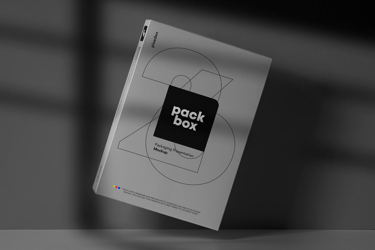 Free Product Psd Packaging Box Mockup Scene