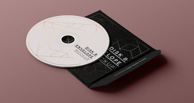 Free Psd Cd Disk Sleeve Mock Up