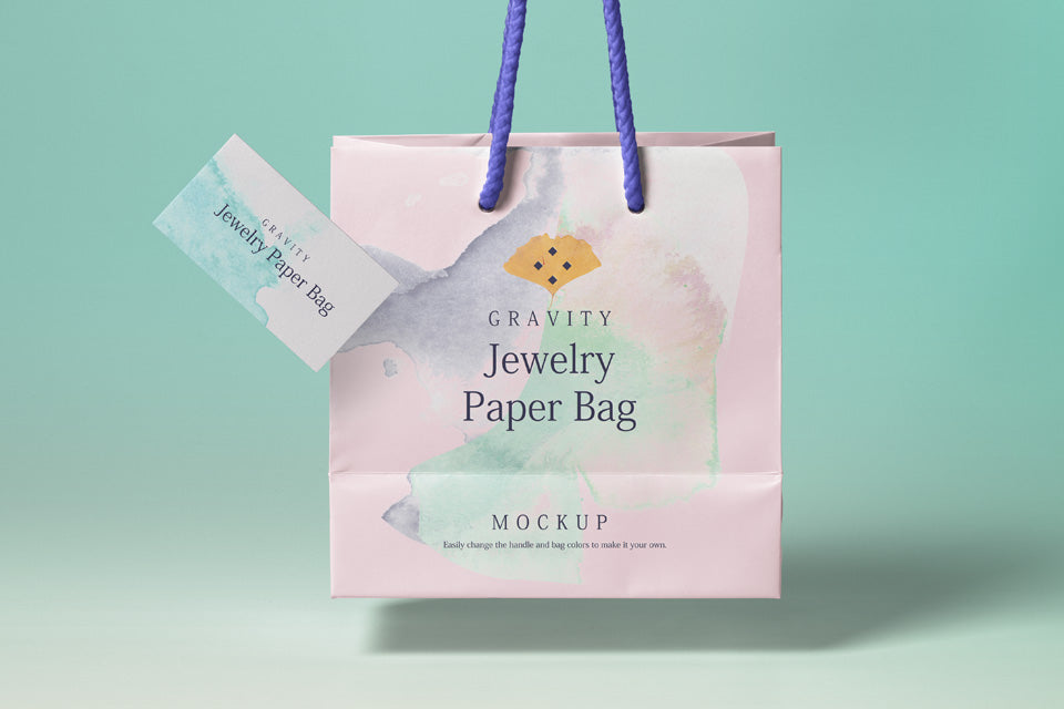 Free Psd Gravity Shopping Bag Mockup 3