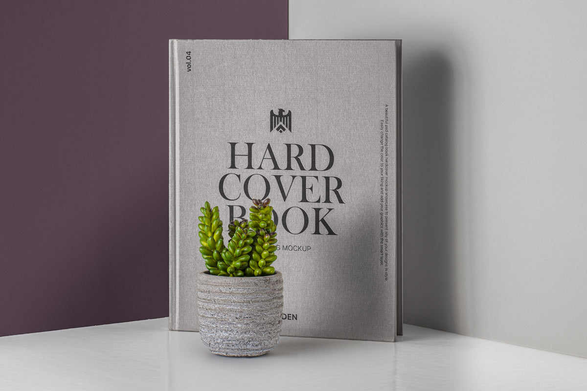 Free Psd Hardcover Book Catalog Mockup 4