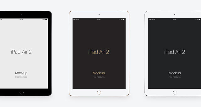 Free Psd Ipad Air 2 Vector Mockup