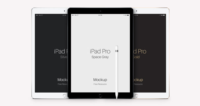 Free Psd Ipad Pro Vector Mockup