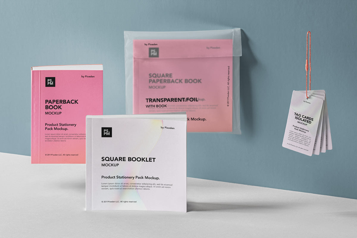 Free Psd Product Manual Mockup