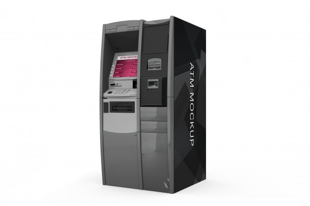 Free Realistic Atm Desgin Psd