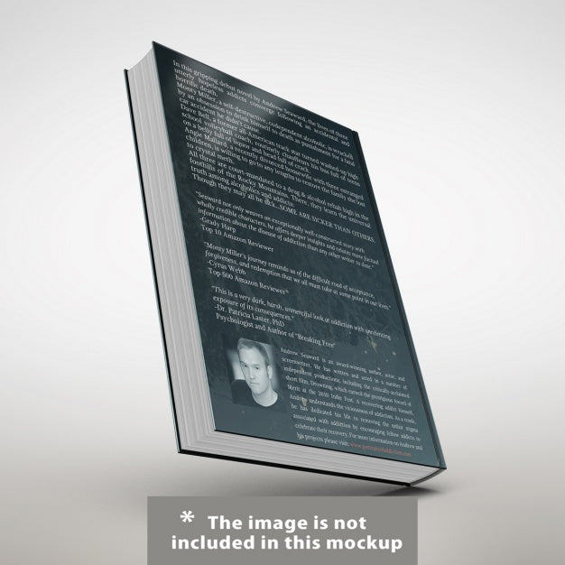 Free Realistic Book Cover Presentation Psd