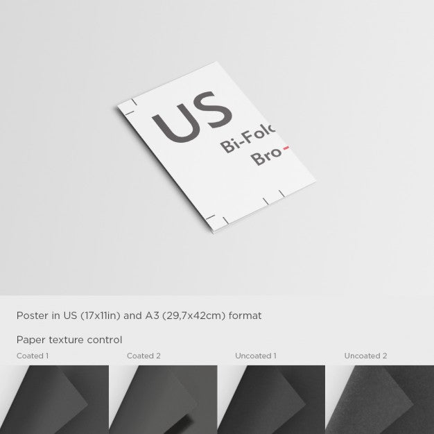 Free Realistic Brochure Template Psd