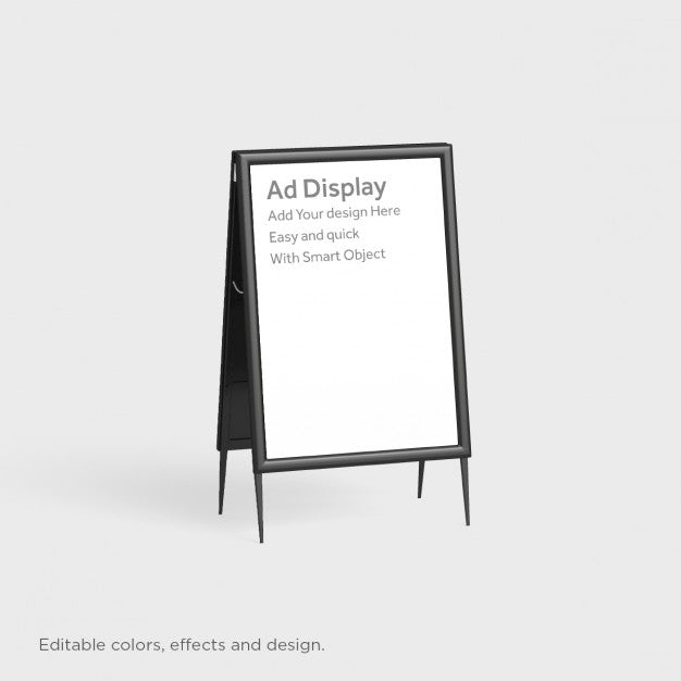 Free Realistic Display Design Psd