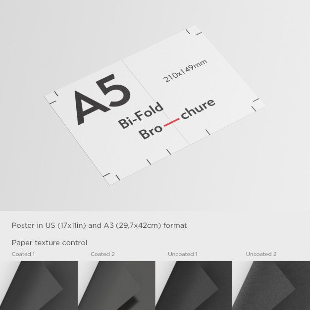 Free Realistic Flyer Presentation Psd