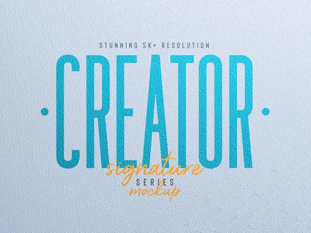 Free Realistic Logo Mockup On Grunge Surface Concrete Wall Branding Sign Logo Mockup Template Psd