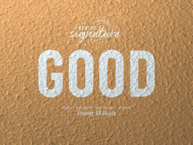 Free Realistic Logo Mockup On Grunge Surface Concrete Wall Branding Sign Logo Mockup Template Psd