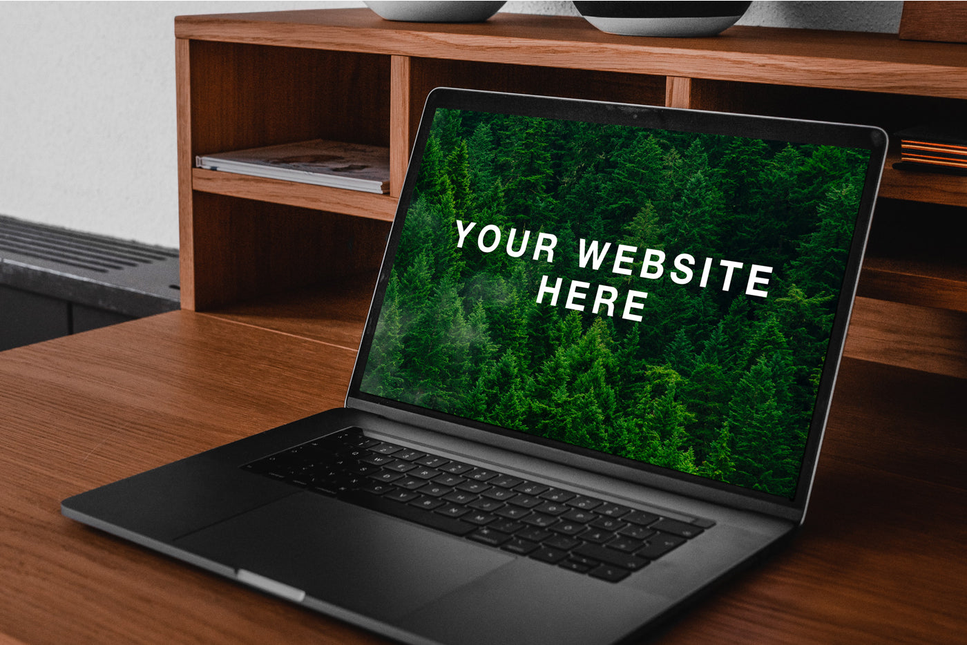 Free Realistic Macbook Pro Mockup
