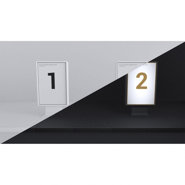 Free Realistic Poster Presentation Psd