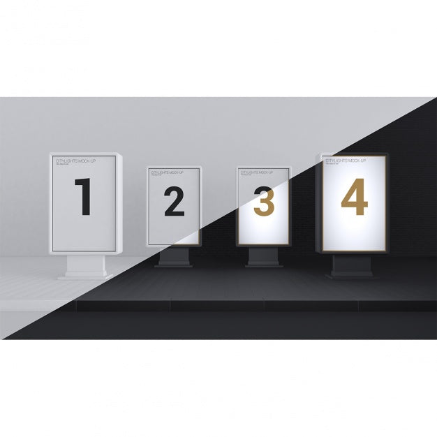 Free Realistic Poster Presentation Psd