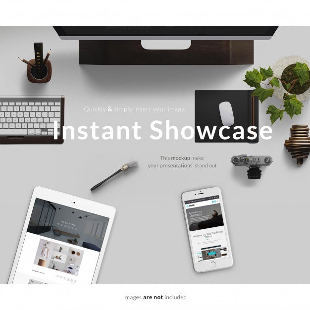 Free Realistic Screen Mock Up Psd