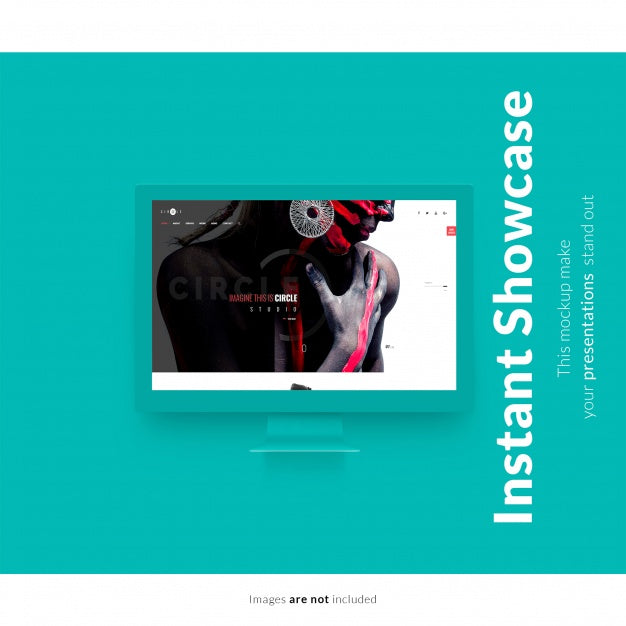 Free Realistic Screen Mock Up Psd