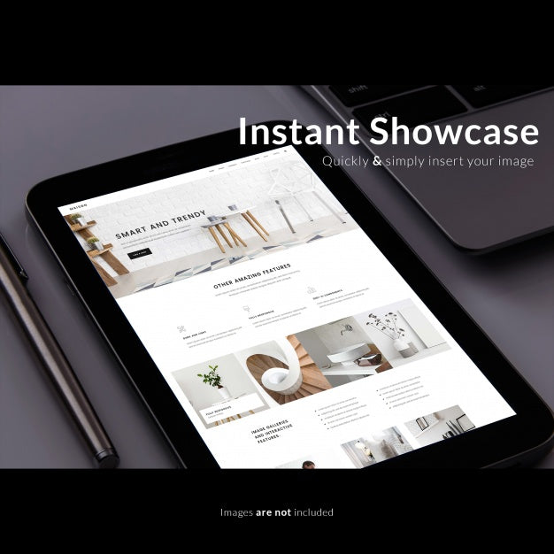Free Realistic Screen Mock Up Psd
