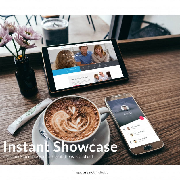 Free Realistic Screen Mock Up Psd