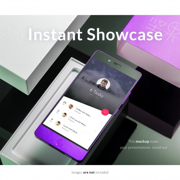 Free Realistic Screen Mock Up Psd