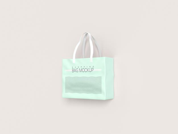 Free Realistic Shopping Bag Mockup Psd