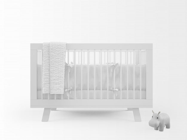 Free Realistic White Cradle Isolated On White Psd