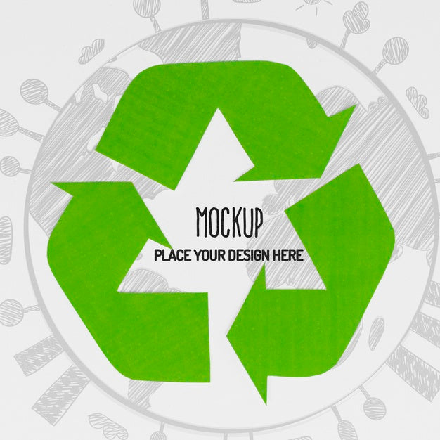 Free Recyclable Objects Assortment Mock-Up Psd