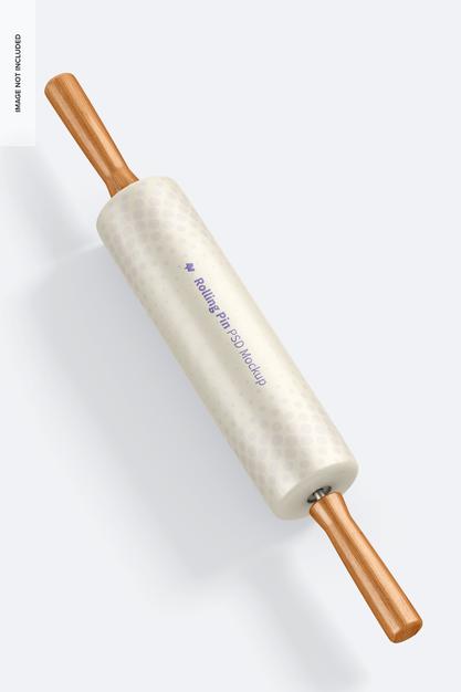 Free Rolling Pin Mockup Psd