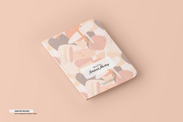 Free Round Corner Notebook Mockup Psd