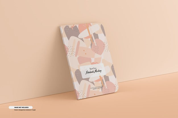 Free Round Corner Notebook Mockup Psd