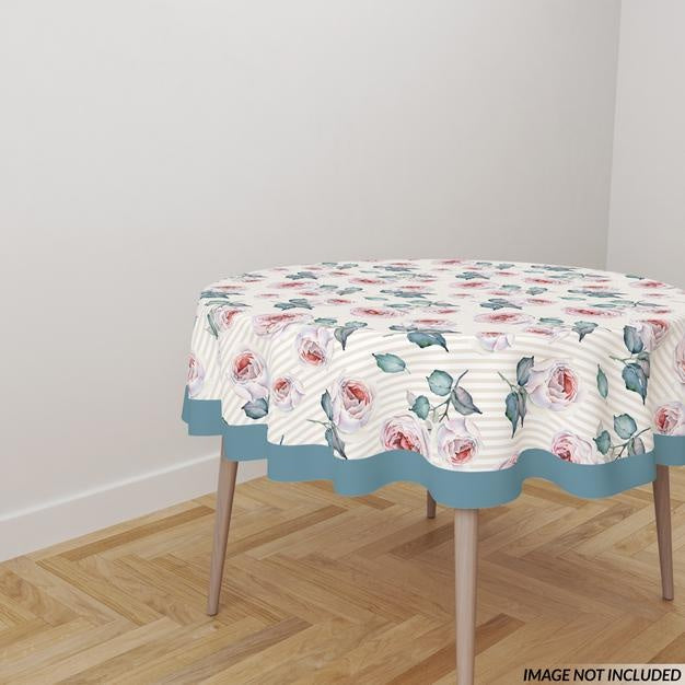 Free Round Tablecloth Psd