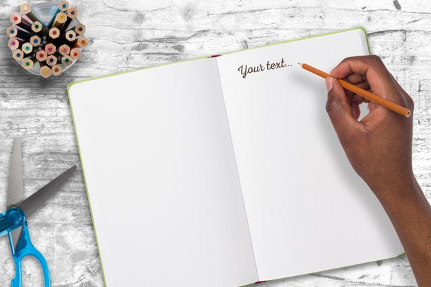 Free School Copybook Mockup And School Supplies Psd