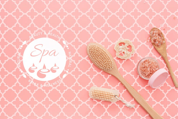 Free Scrubbing Treatment At Spa Mock-Up Psd
