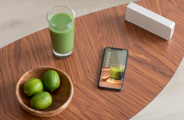 Free Selfcare At Home With Device Mockup Psd